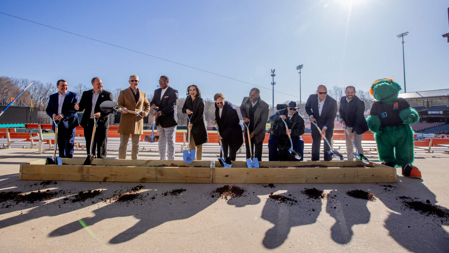 Baysox Ceremonial Groundbreaking