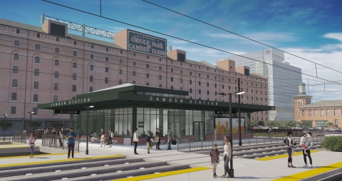 MDOT MTA MARC Camden Station Replacement Project - final rendering