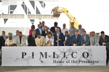 Governor Moore Marks Critical Milestone for Pimlico’s Revitalization during Demolition Ceremony